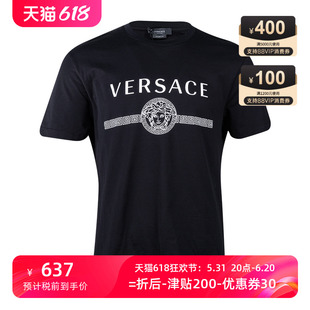 Versace/范思哲美杜莎Logo男士短袖T恤春季XY