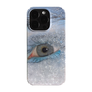 泡沫蓝眼Y2K艺术潮流小众适用高级感卡通iPhone14pro+苹果15promax菲林手机壳新款13/12小米14