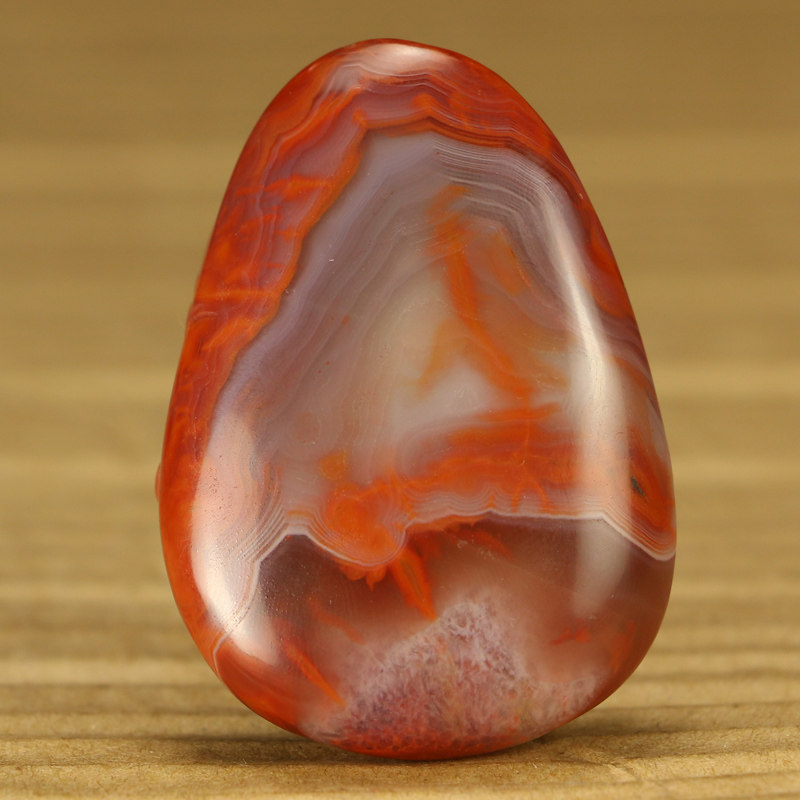 四川大凉山南红玛瑙 凤穿牡丹挂小把件 50g 【天府南红】