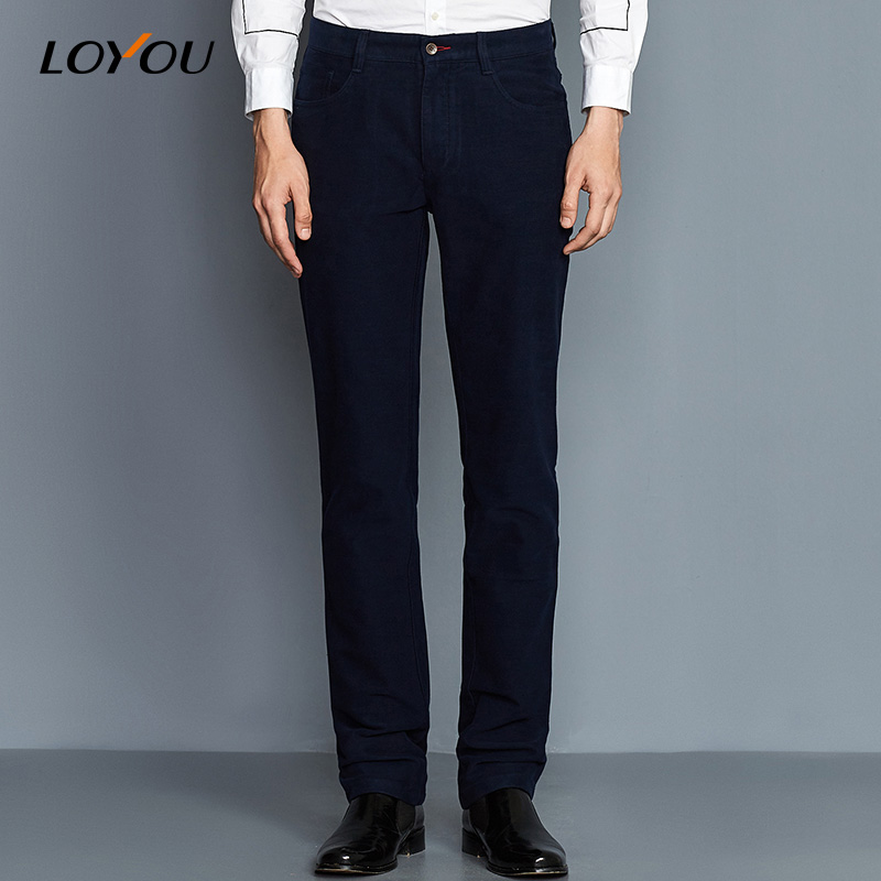 LOYOU Casual pants Men's business affairs Gentleman Straight Middle-waisted YKK zipper Korean Edition trousersin the Men's clothing, Casual pants category - from Buy2taobao.com to provide professional Taobao agent buy service