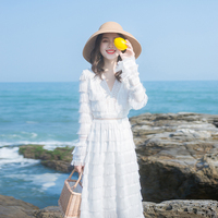 春装2019新款女装流行裙子很仙的法国小众流苏连衣裙仙女超仙甜美