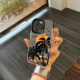 夕阳椰子树适用于苹果15promax手机壳iPhone15个性14pro创意小众11黑色防摔边X情侣款12硅胶xr高级感14保护壳