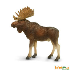 美国safari正品仿真动物模型野生公驼鹿大角麋儿童玩具生日礼物