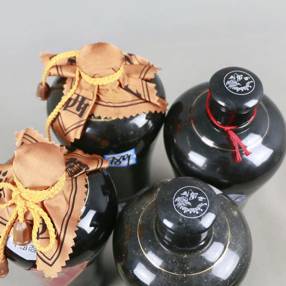 【52】90年代 墨瓶西凤酒 55度 500ml*4瓶 凤香型