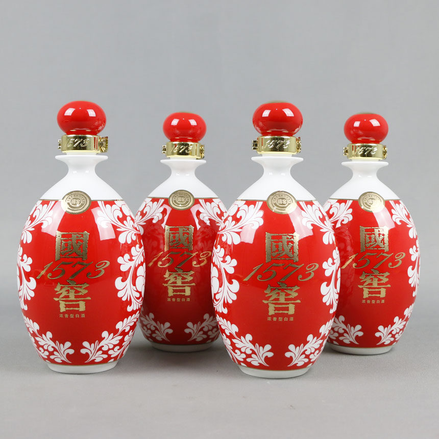 【11】国瓷定制酒国窖1573 888ml 1箱4瓶 52度 浓香型 2011年