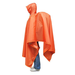 三合一雨衣 可做地席地布凉棚防水超轻便携多功能户外雨衣