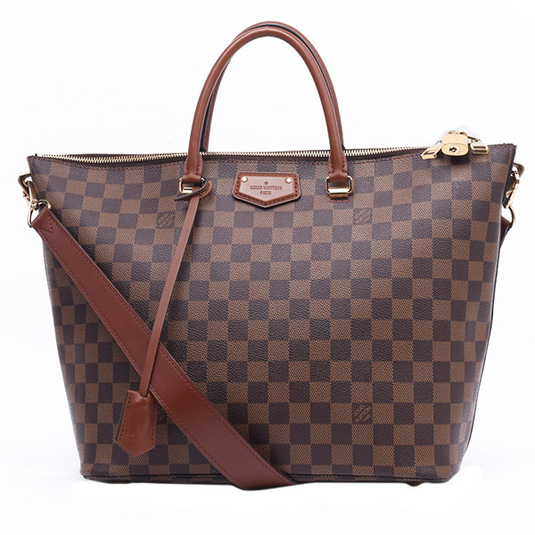 [9新] louis vuitton 棕格 belmont 手袋 无尘袋