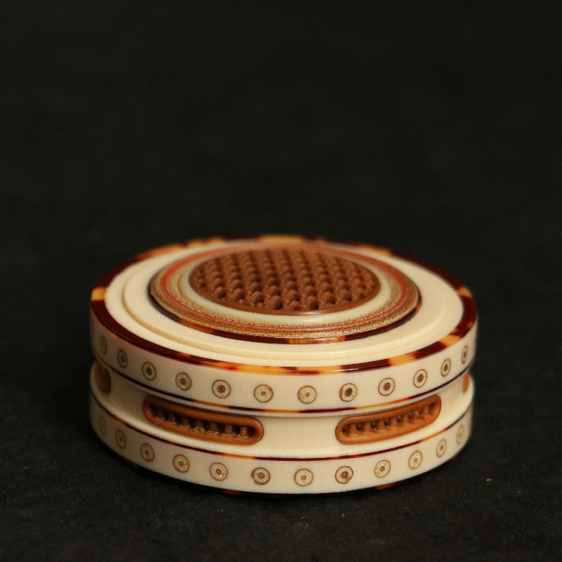 猛犸牙高档虫具沪上海派名家纯手工精工制作鸣虫器具黄蛉盒万体