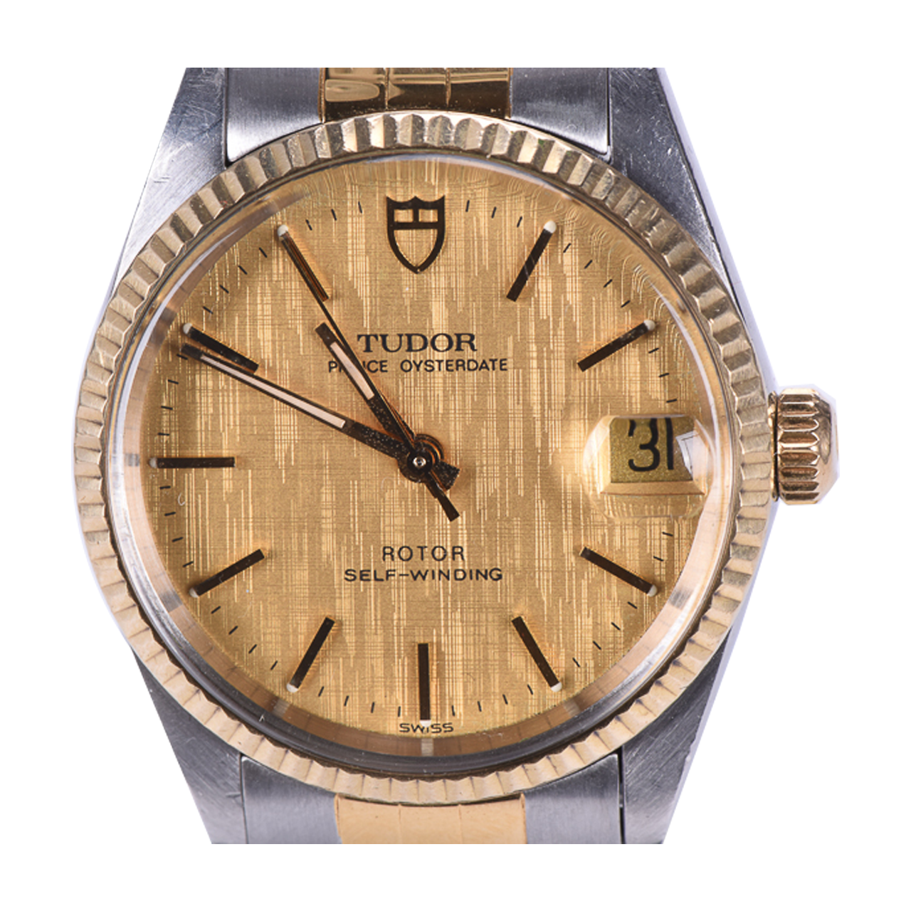 [9.5新]tudor帝舵 王子系列日历精钢镀金自动机械表