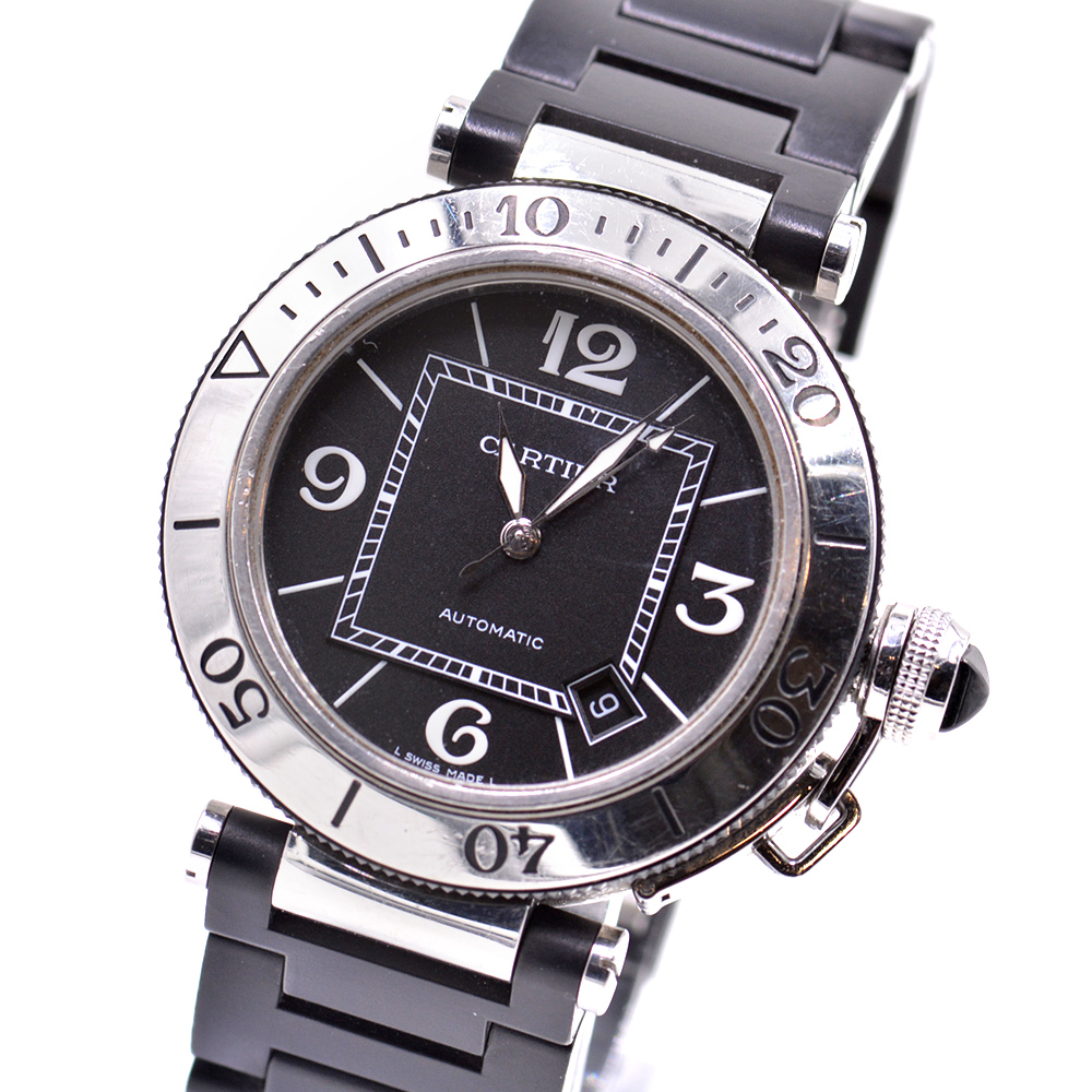 【中古】cartier/卡地亚帕莎系列 机械自动 男表