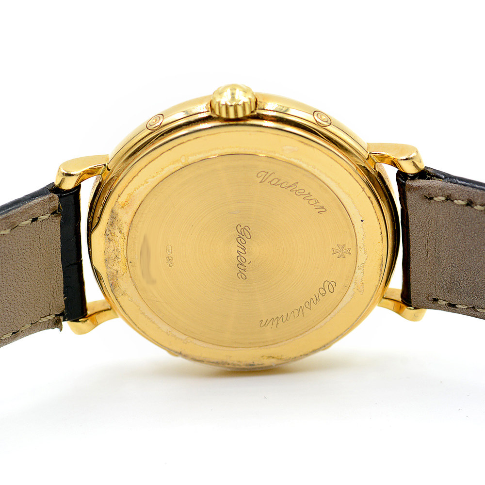【中古】vacheron constantin江诗丹顿 18k黄金 自动机械男表