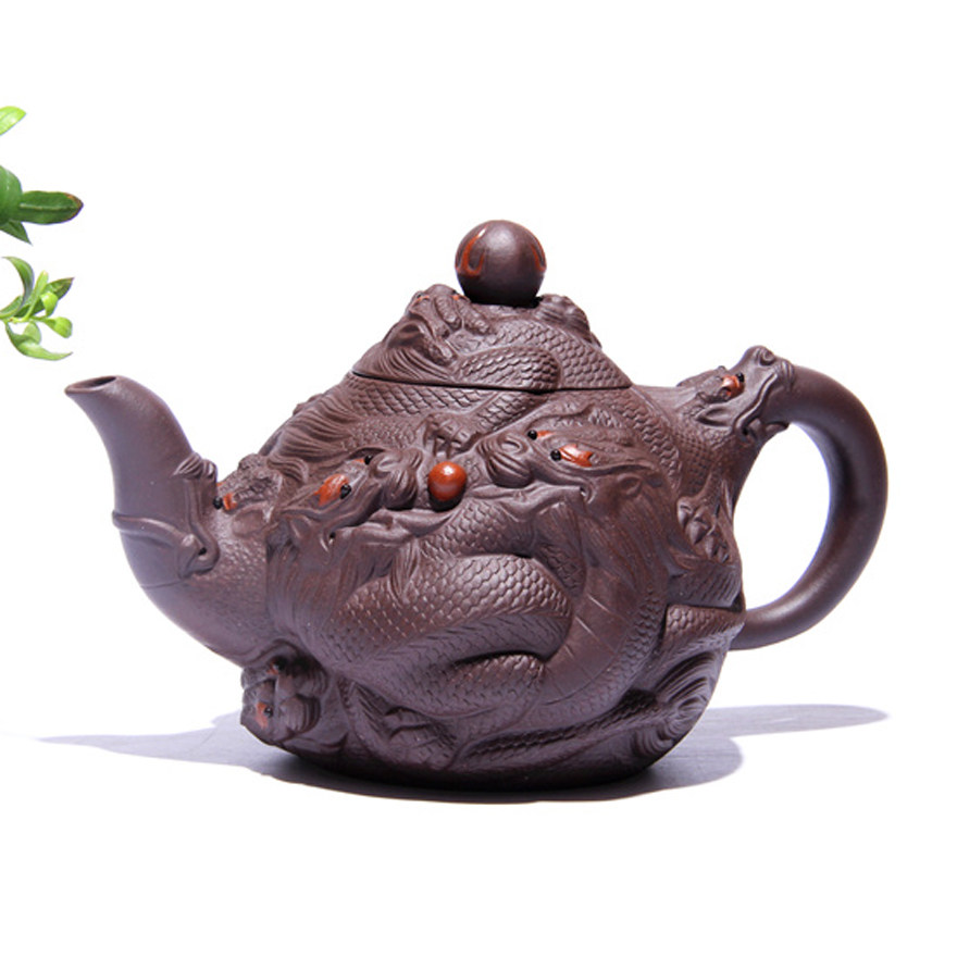 《九龙壶》助理工艺美术师 魏顺妹作品 430cc