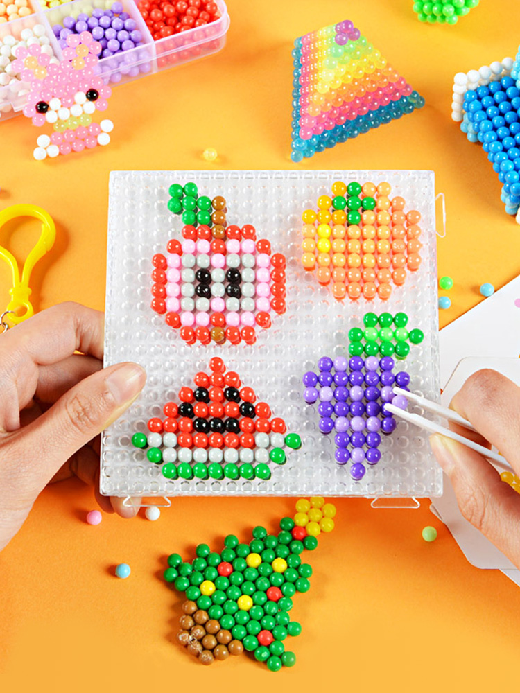 水雾神奇益智水雾魔法珠手工diy制作材料魔法珠魔豆女孩6儿童玩具