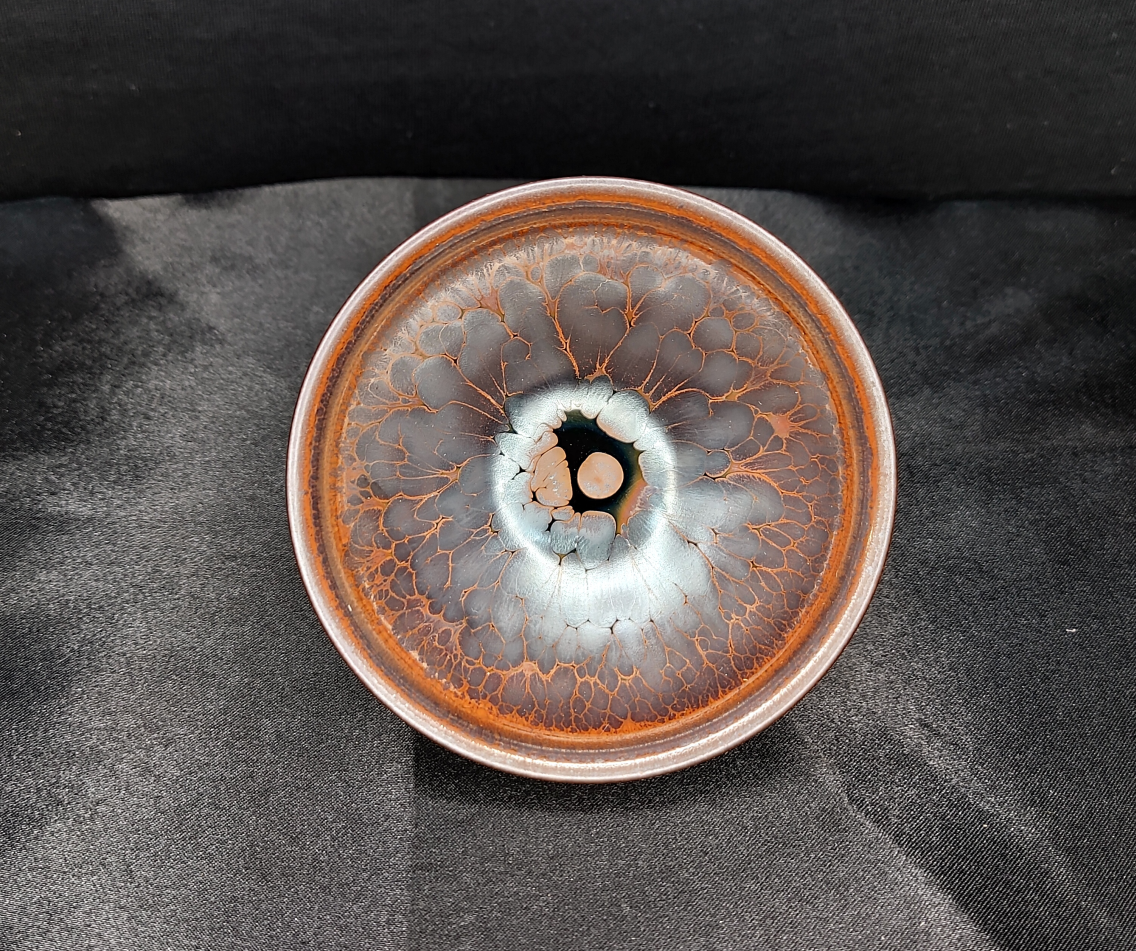 【主播推荐】容山堂建阳建盏 玉兰杯 黄涛制 ht174——容山堂旗舰店.