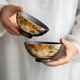 同合进口日本九谷烧金色花海陶瓷饭碗日式家用和风情侣套碗