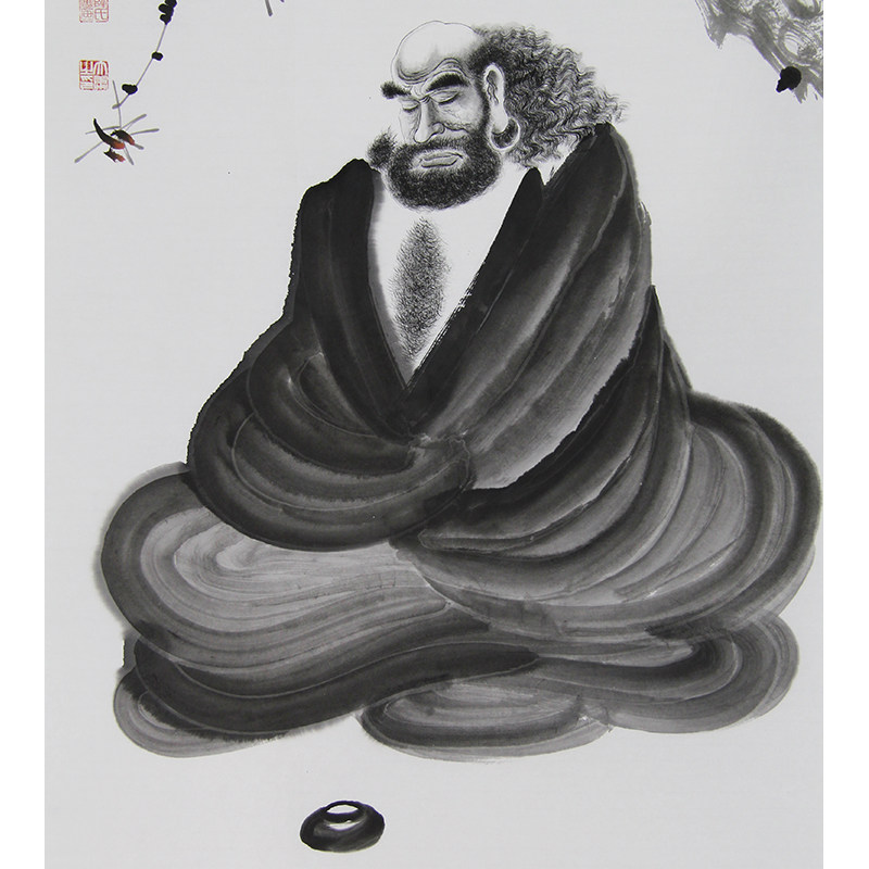 薛大庸《达摩图》