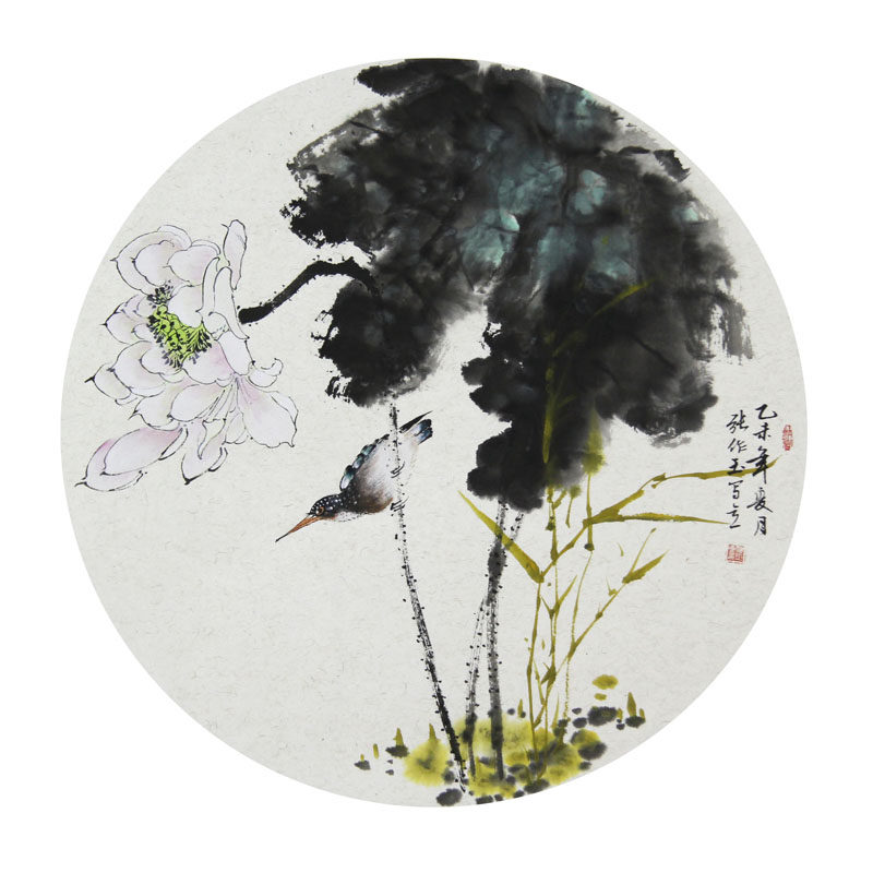 张作玉 大尺寸《花鸟四幅》