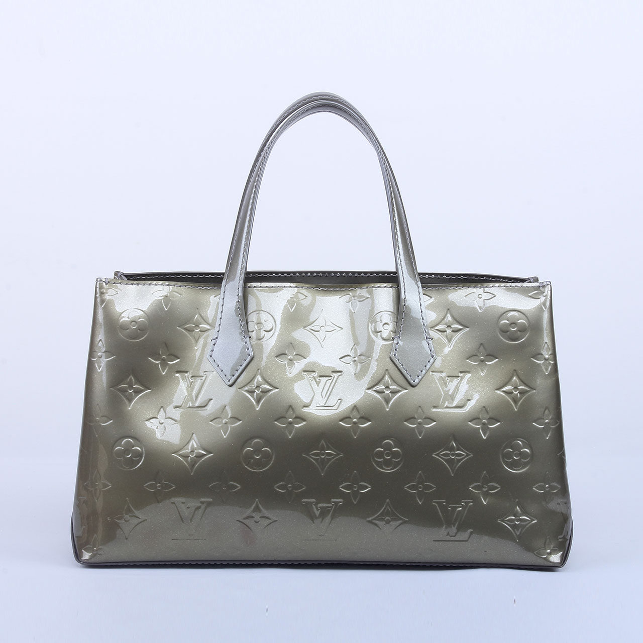 【9.0新】lv/路易威登 pm hand bag monogram vernis女包7842