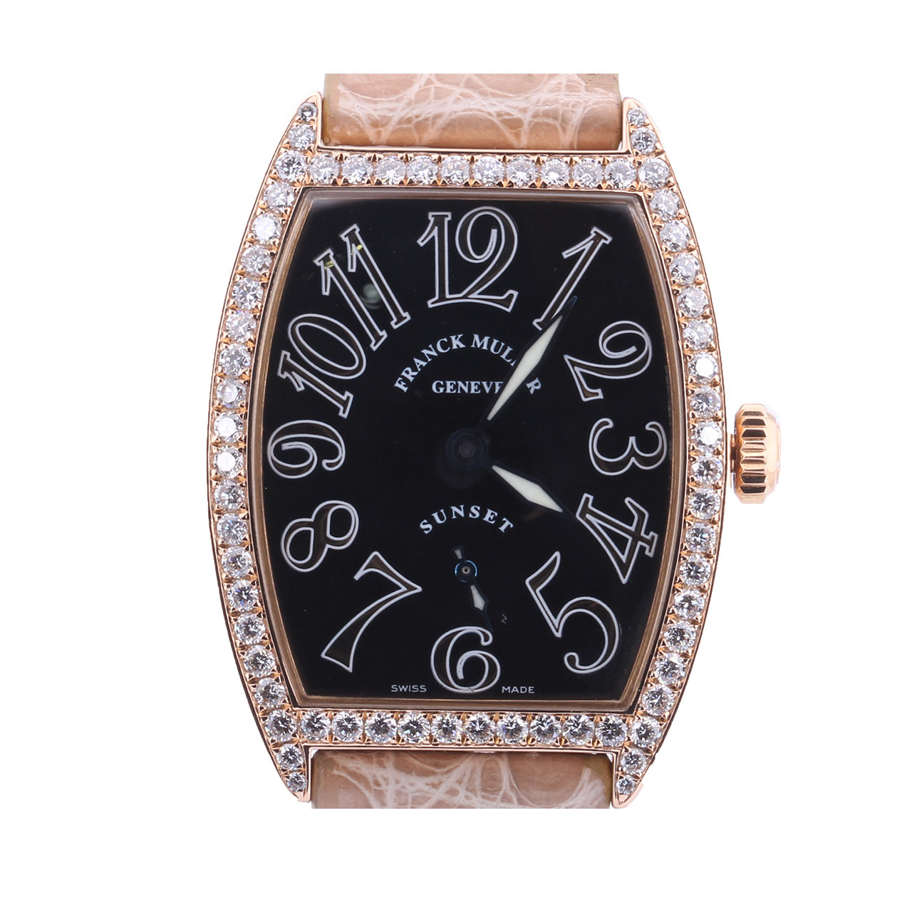 [9.5新]法兰克穆勒franck muller玫瑰金女士手动机械腕表#r11359