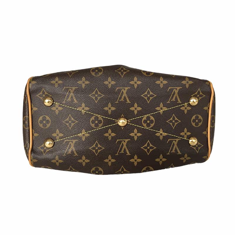 【中古】lv/路易威登 tivoli 单肩手提包 老花饺子包 m40143