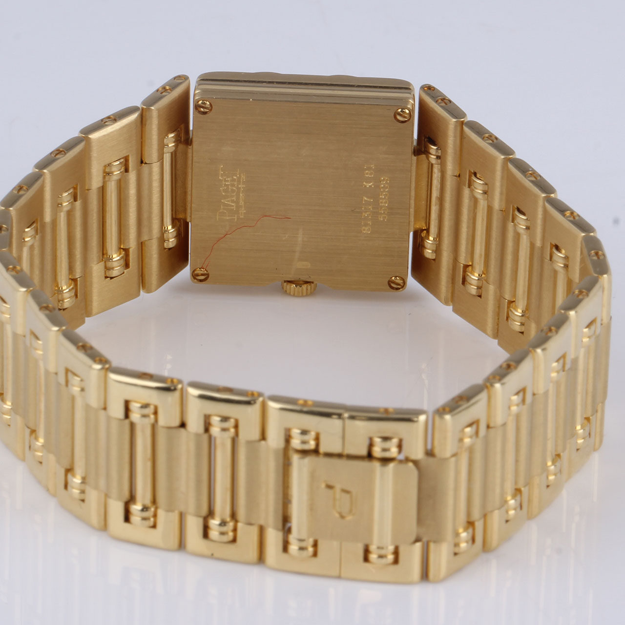 【9.5新】piaget/伯爵 18k黄金 石英女表