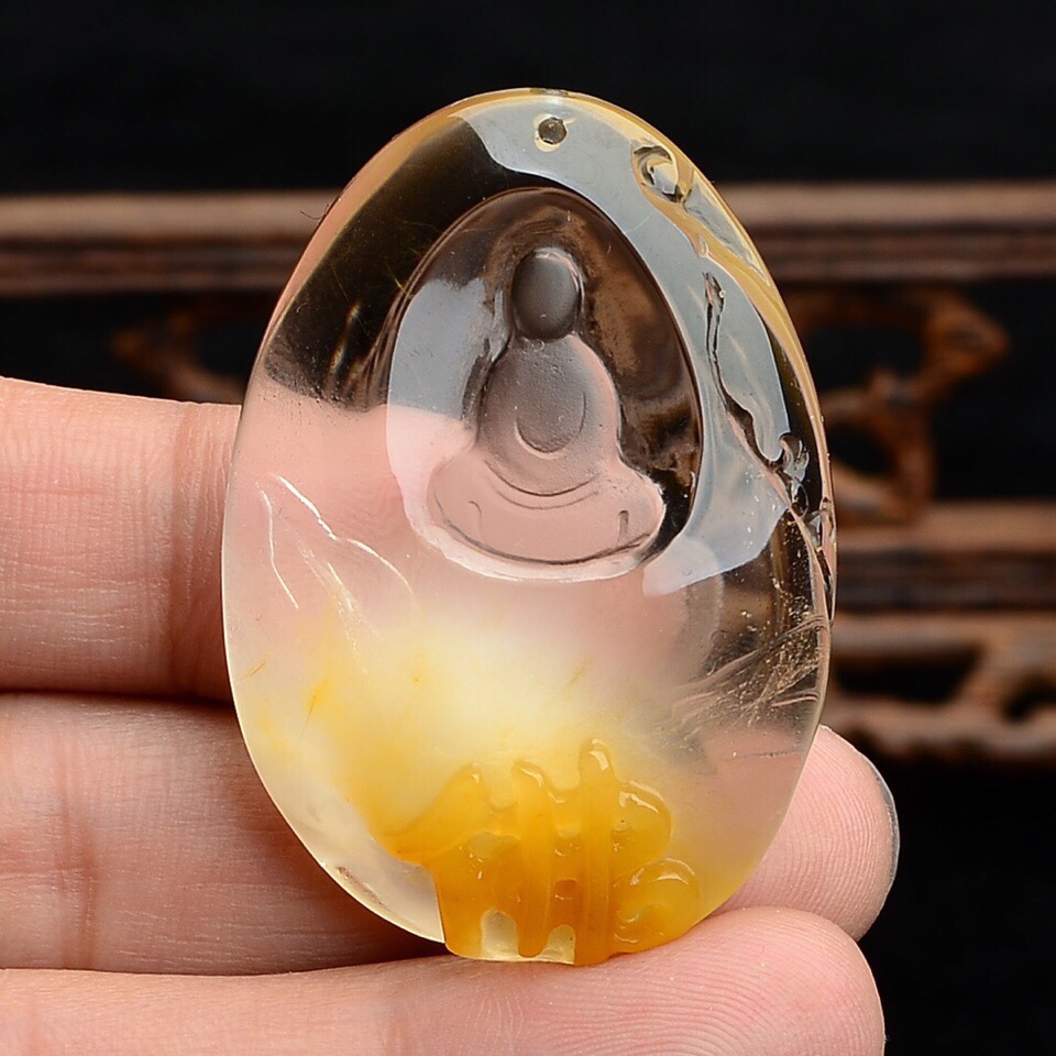 黄兔毛水晶