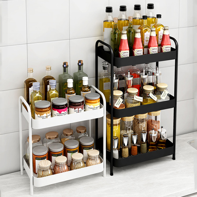 厨房调料置物架台面多功能调味品收纳架家用橱柜分层架油盐酱醋架