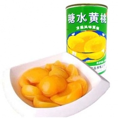 江西武宁特产 神雾山糖水黄桃罐头425克砀山黄桃手工对开水果罐头