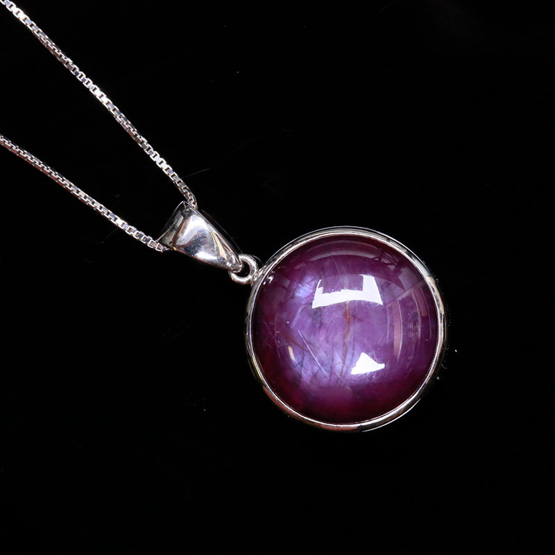 03ct星光红宝石 11.42g 吊坠 w9354