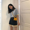 小包包女2020新款時尚斜挎簡約磨砂口紅包黃色包迷妳挎包小手提包 小包包女2020新款時尚斜挎簡約磨砂口紅包黃色包迷妳挎包小手提包