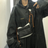 美伢Fuzzyk日本街頭複古撞色輕便斜挎網格小包單肩腰包2019女新款 美伢Fuzzyk日本街頭複古撞色輕便斜挎網格小包單肩腰包2019女新款
