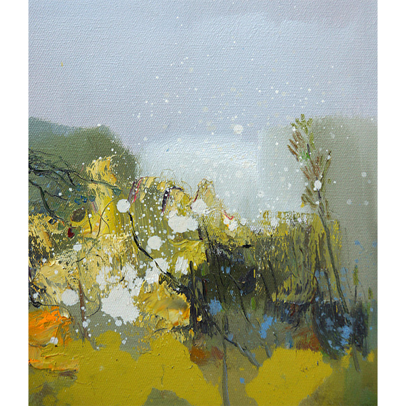 贺一珉《春光》 布面油画