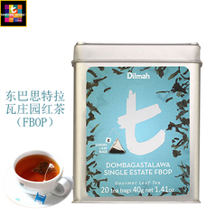 Dilmah迪尔玛 t东巴思特拉瓦锡兰红茶20三角茶包斯里兰卡进口红茶