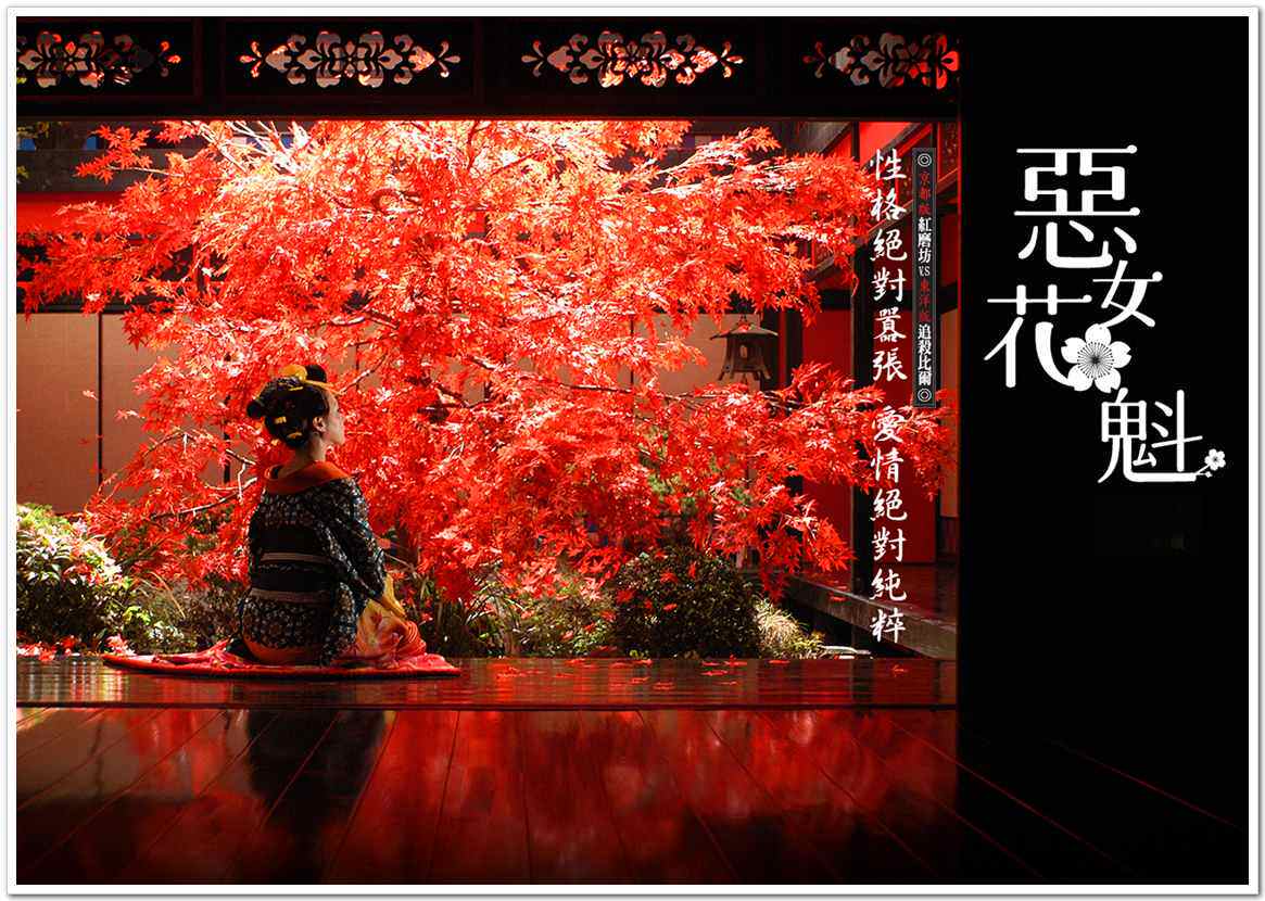 花魁电影海报艺术电影装饰画原版授权现代装饰画