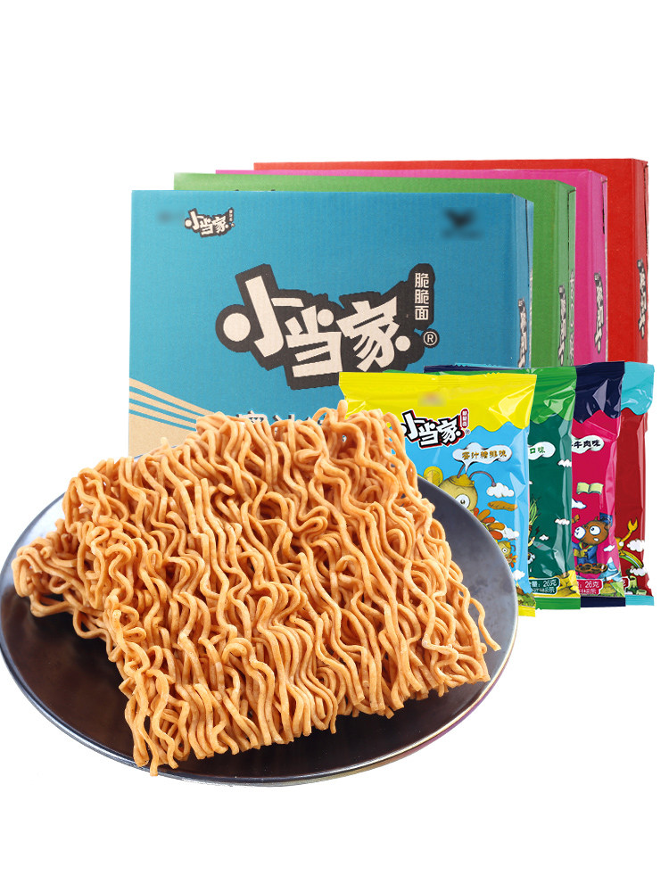 怀旧食品_小当家干脆面48袋装整箱80后怀旧休闲零食品干吃面方便面