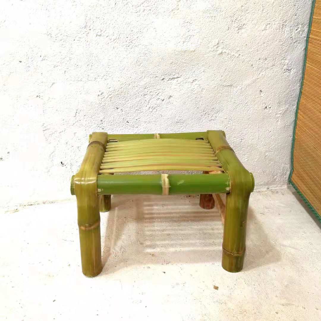 舞蹈凳子家用换鞋小板凳竹子编织品质休闲竹椅子传统手工竹艺家具