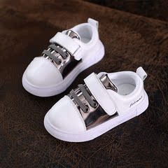 春秋新款小宝宝鞋婴儿鞋软底防滑儿童学步鞋0-1岁2男女童白色单鞋