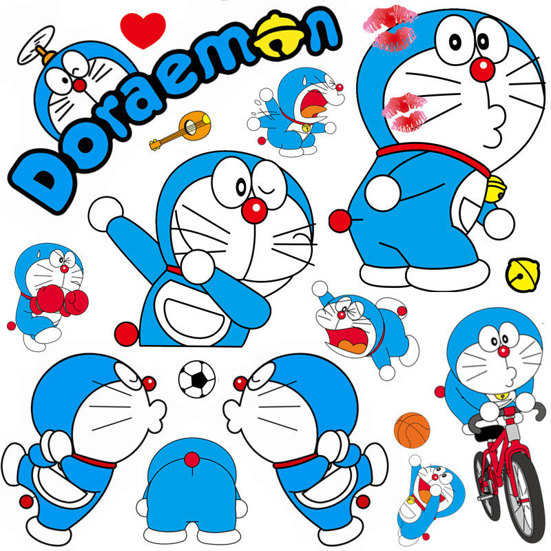 特价智能箱子行李箱 拉杆箱_哆啦a梦旅行箱贴纸叮当猫电动车贴行李