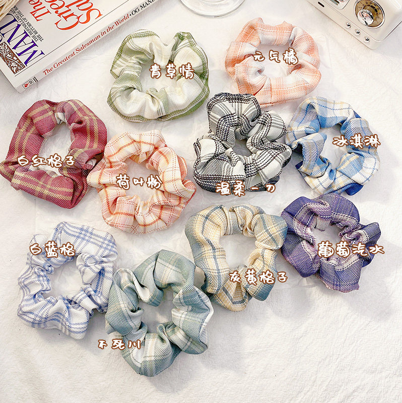 jk猪大肠发圈ins韩系头饰头绳夏季大肠圈网红肥肠发绳皮筋女扎头