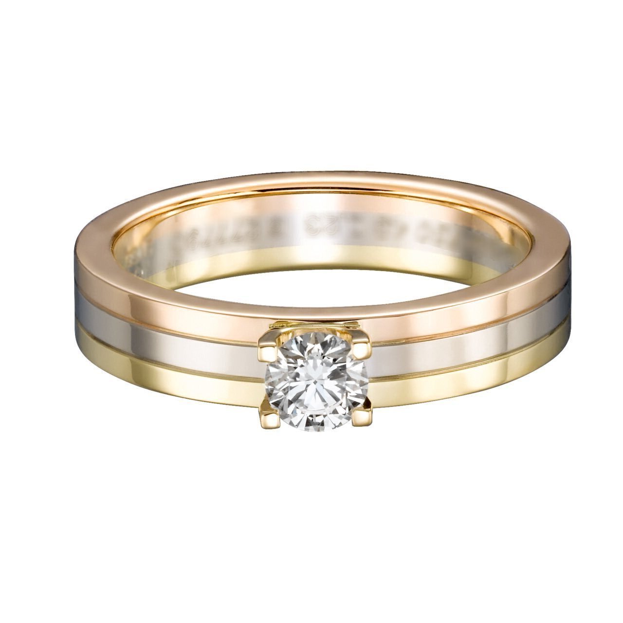 [99新]卡地亚cartier女士订婚钻戒钻石戒指49号