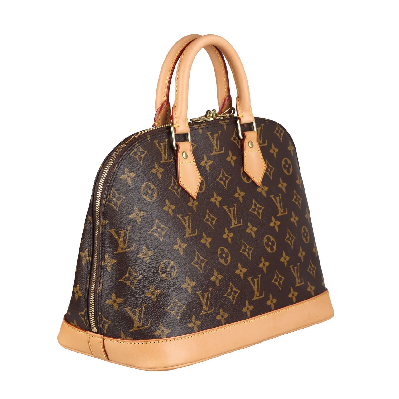 【9.5新】lv/路易威登 alma系列 经典老花女士手提包