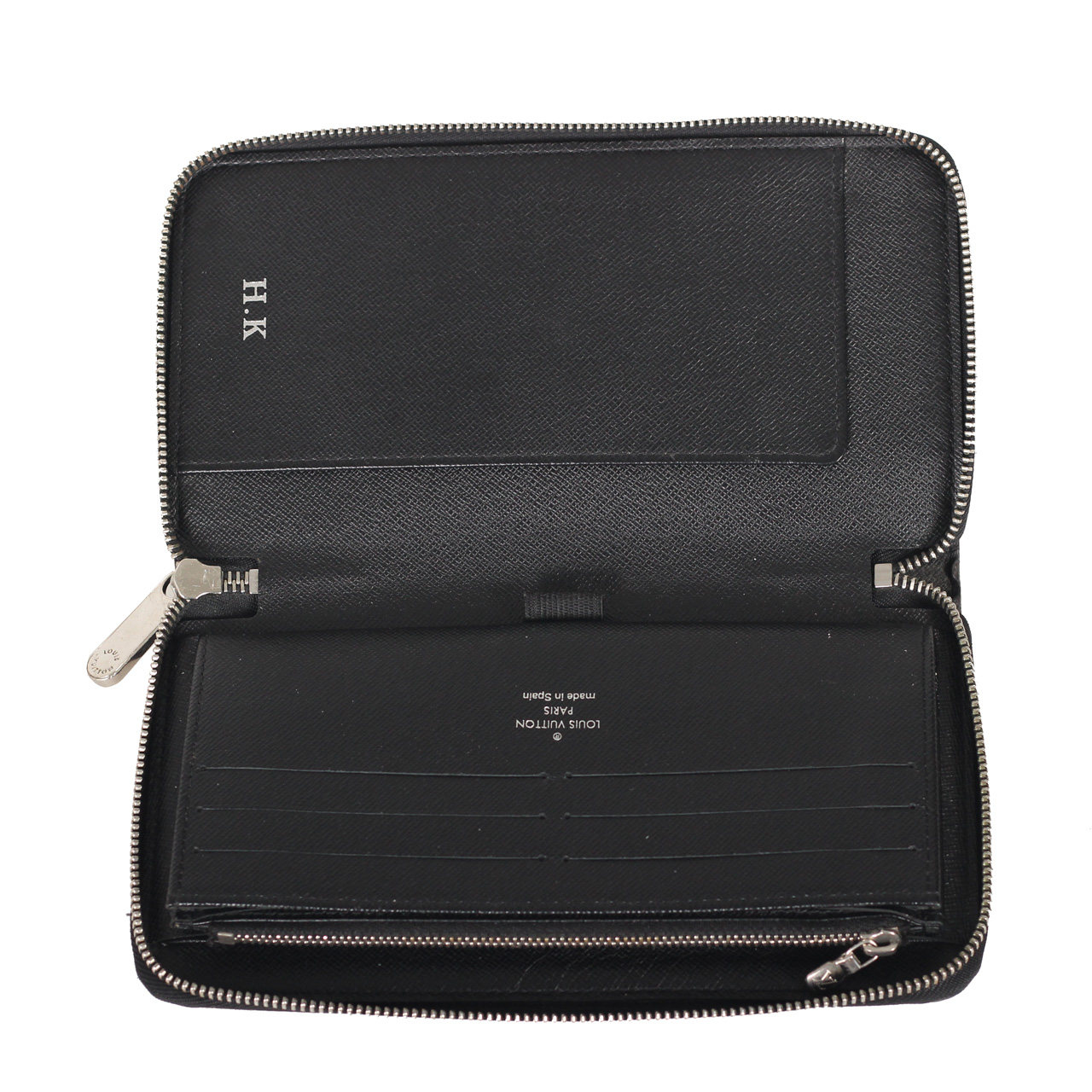 [9.0新] lv/路易威登 黑色棋盘格长款钱包