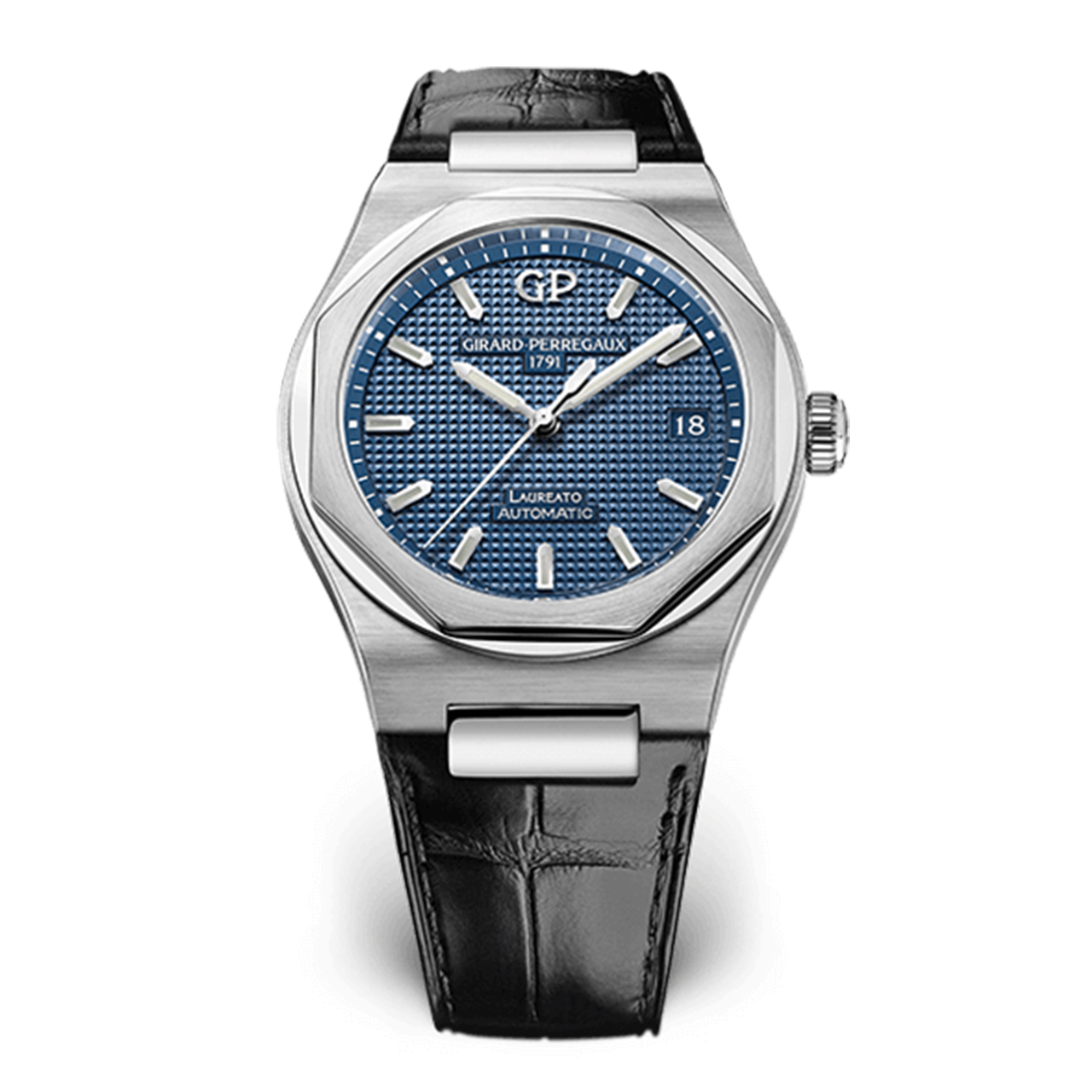 [9.9新] 芝柏laureato系列自动机械男表81005-11-431-bb6a未使用