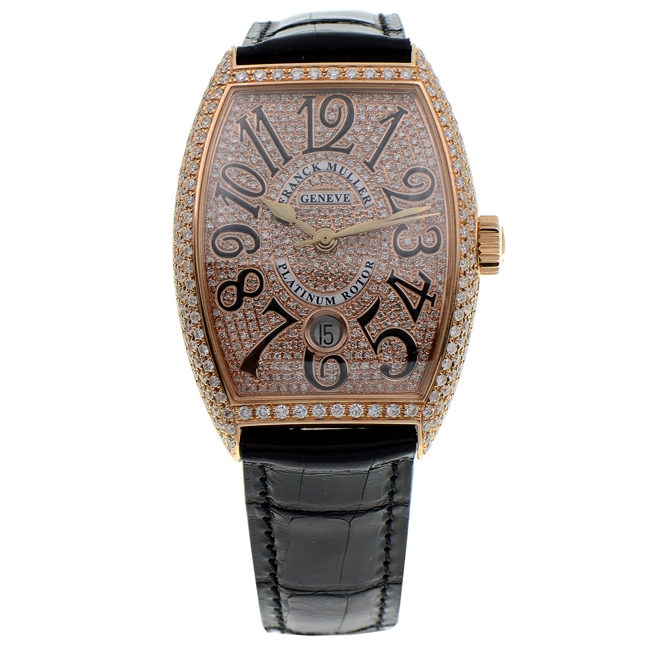 [9.8新]法兰克穆勒自动机械 男表后镶钻7851 sc dt 未使用