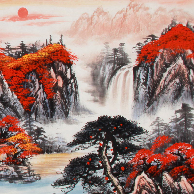 陈克永《精品山水系列小六尺 鸿运天成》