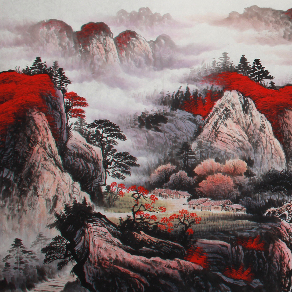 赵弘《精品山水系列 小八尺天开鸿运》中美协