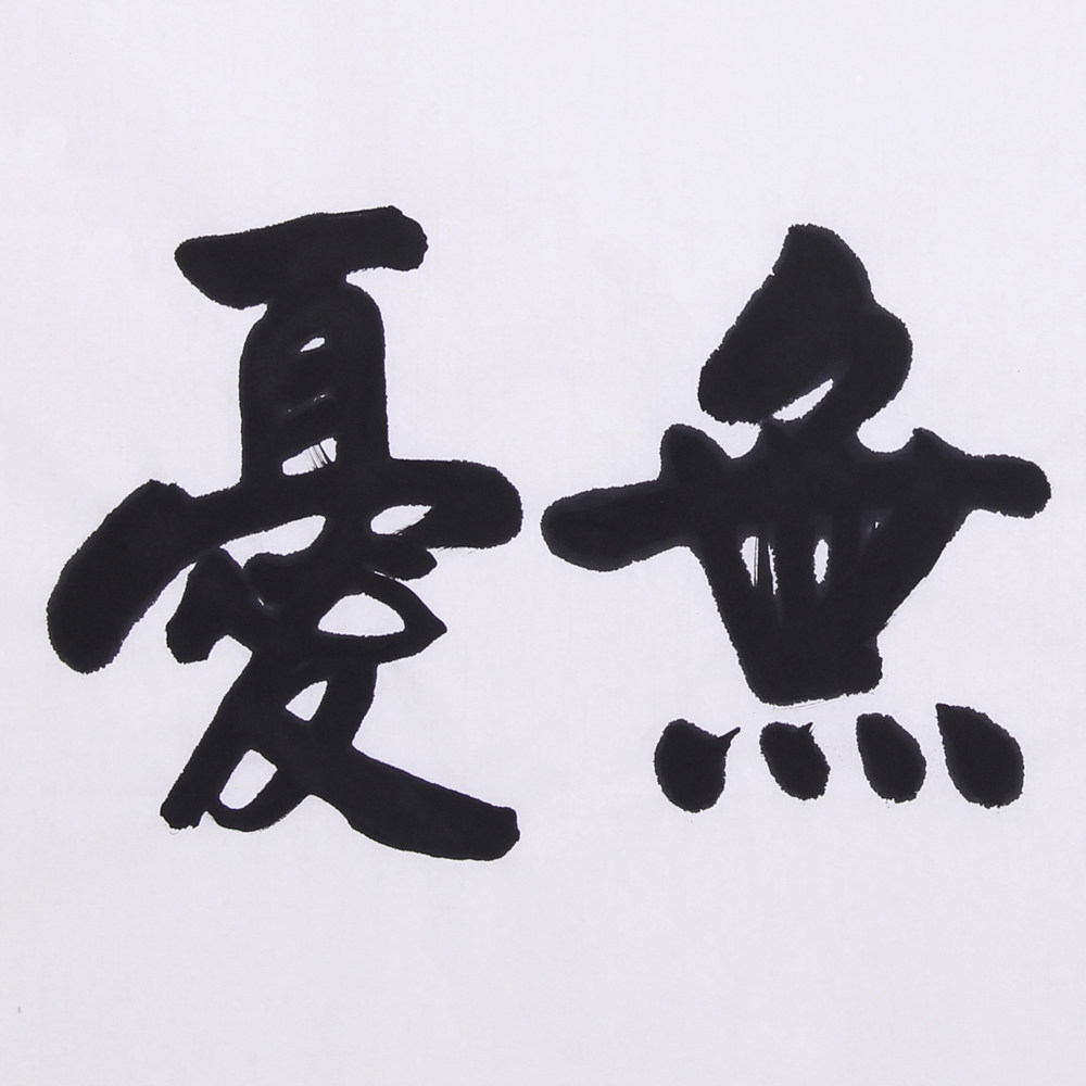 李发立《精品书法系列 四尺 善行无忧》中书协