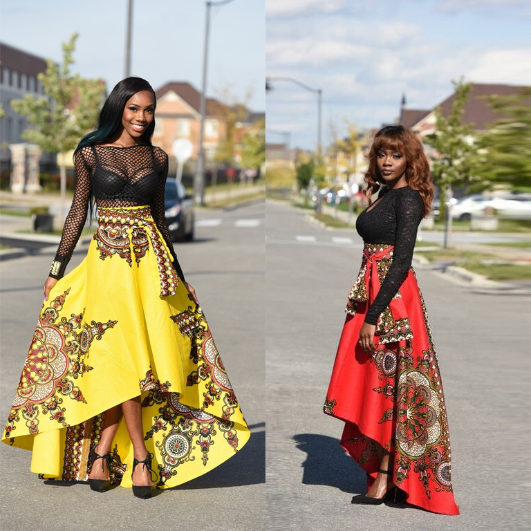 Women Skirt printing Maxi long dress female african clothes在类目 女装/女士精品, 连衣裙中 - 来自Buy2taobao.com提供专业的淘宝代购服务