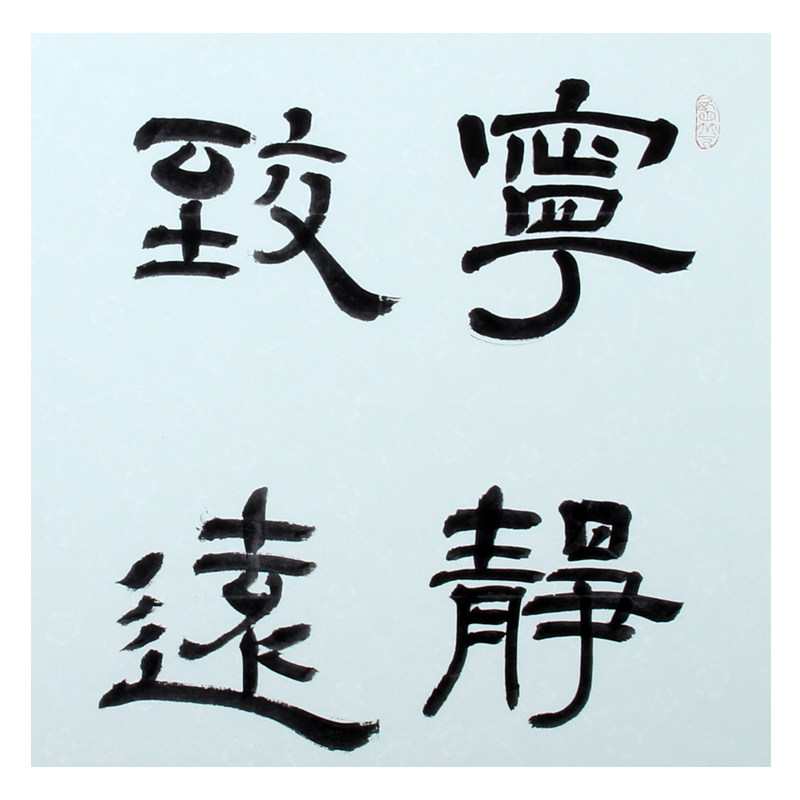 李晓燕 《精品书法系列 宁静致远》中书协