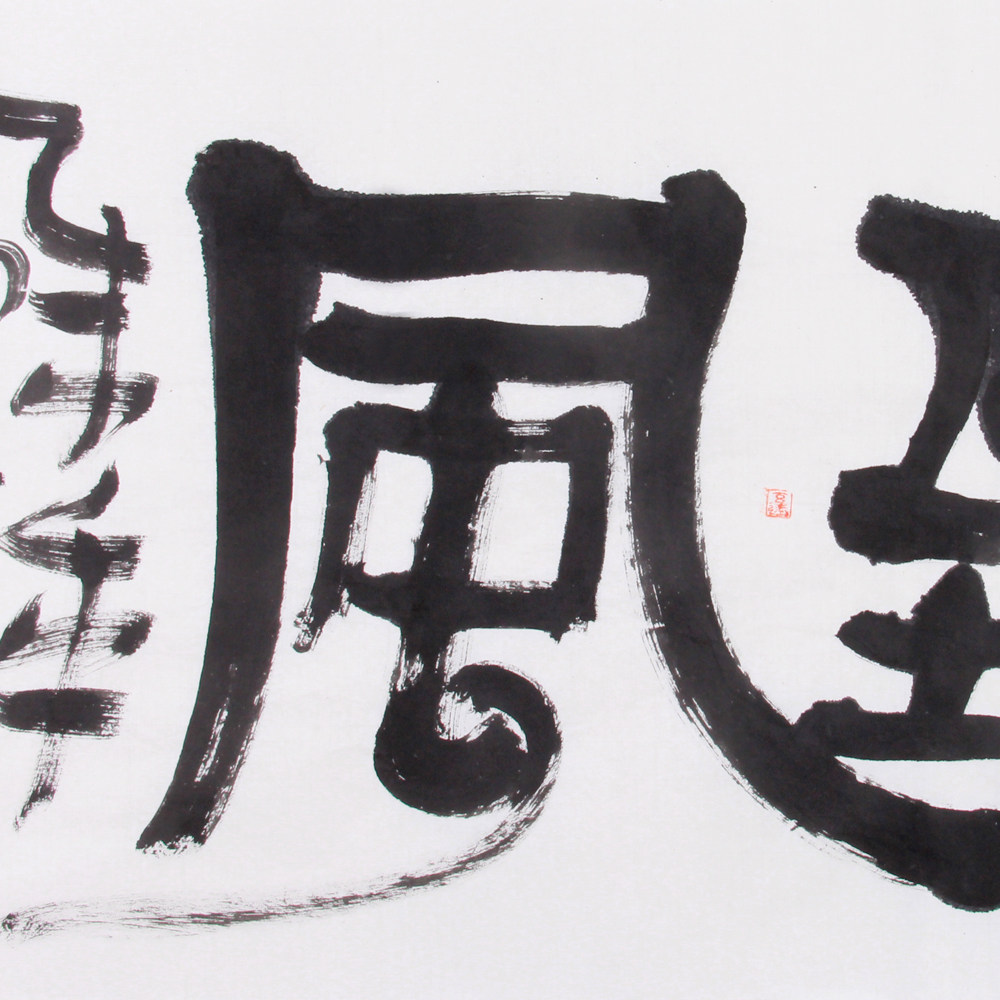 毛鸿雁《精品书法系列三尺 听风》中书协会员